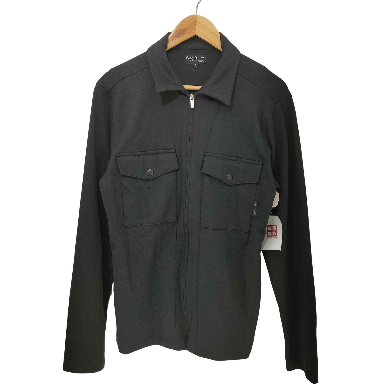 アニエスベーオム Agnes b.homme ジップアップ シャツジャケット メンズ JPN：0