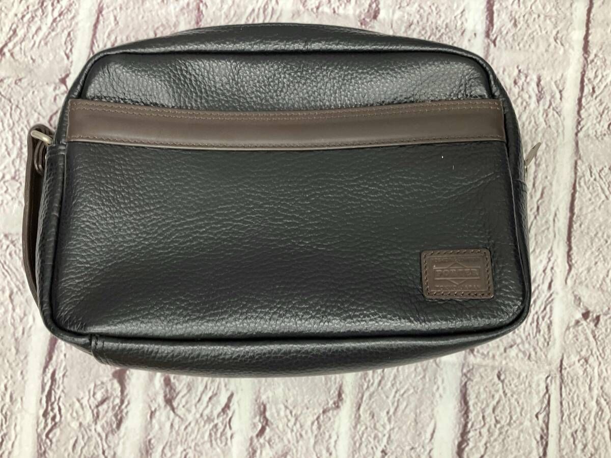PORTER ポーター BLEND セカンドバッグ　BLK×BRN 7,176円