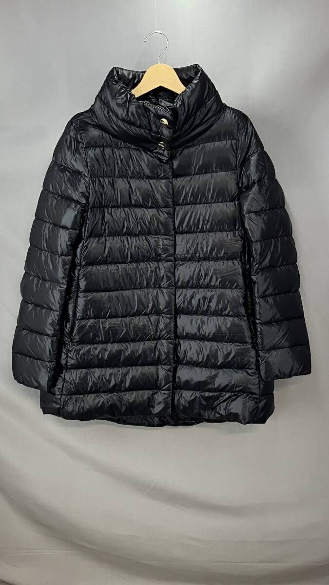 ★ HERNO ヘルノ ダウンコート 28579-27301-5 レディース サイズ46 ブラック 冬