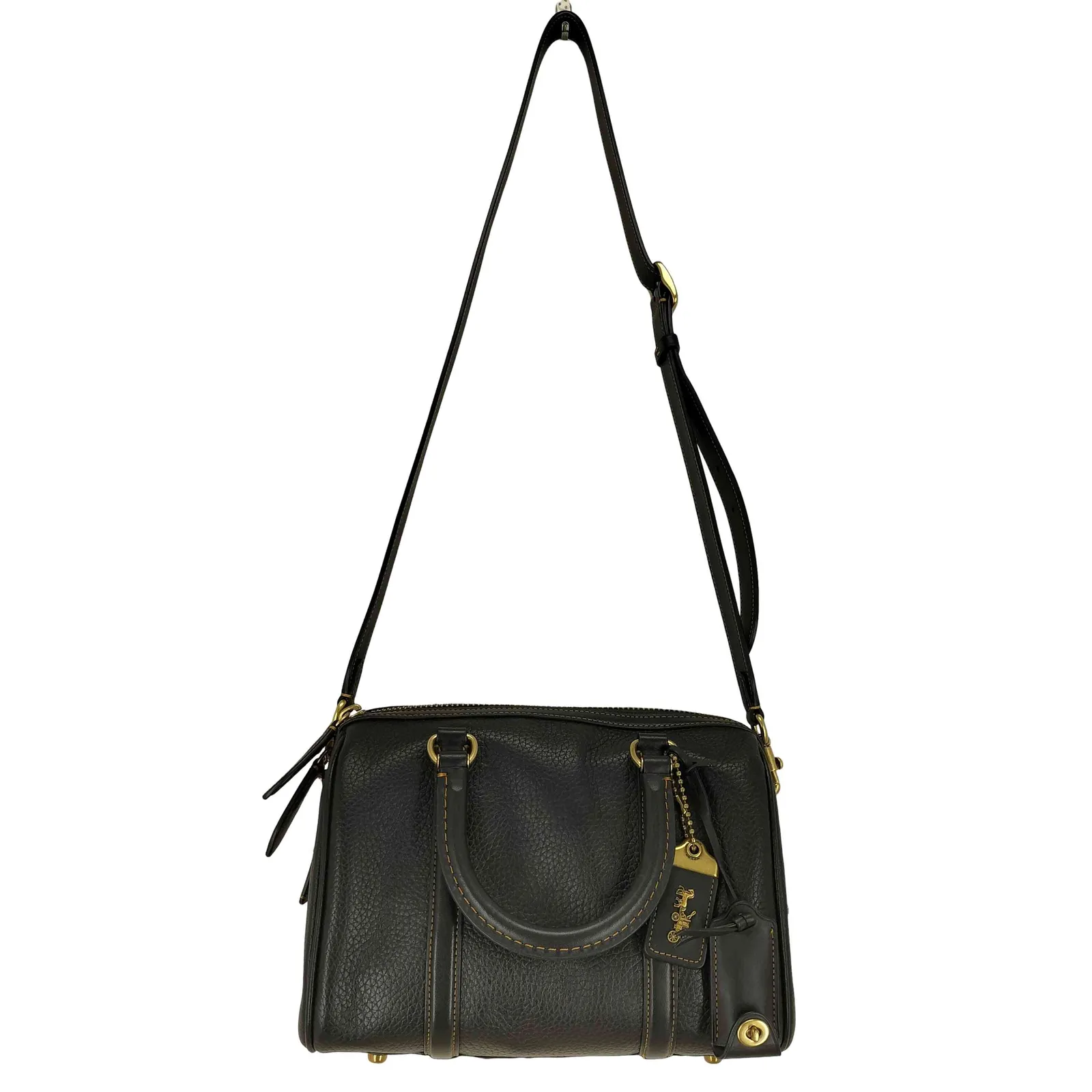 コーチ　ルビー サッチェル 25 黒 コーチ COACH ルビー サッチェル 25 2WAY ハンドバッグ レディース