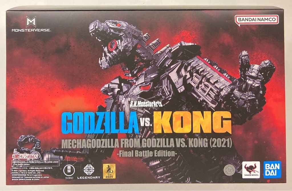 BANDAI SPIRITS S.H.MonsterArts MECHAGODZILLA FROM GODZILLA VS. KONG (2021) -Final Battle Ed