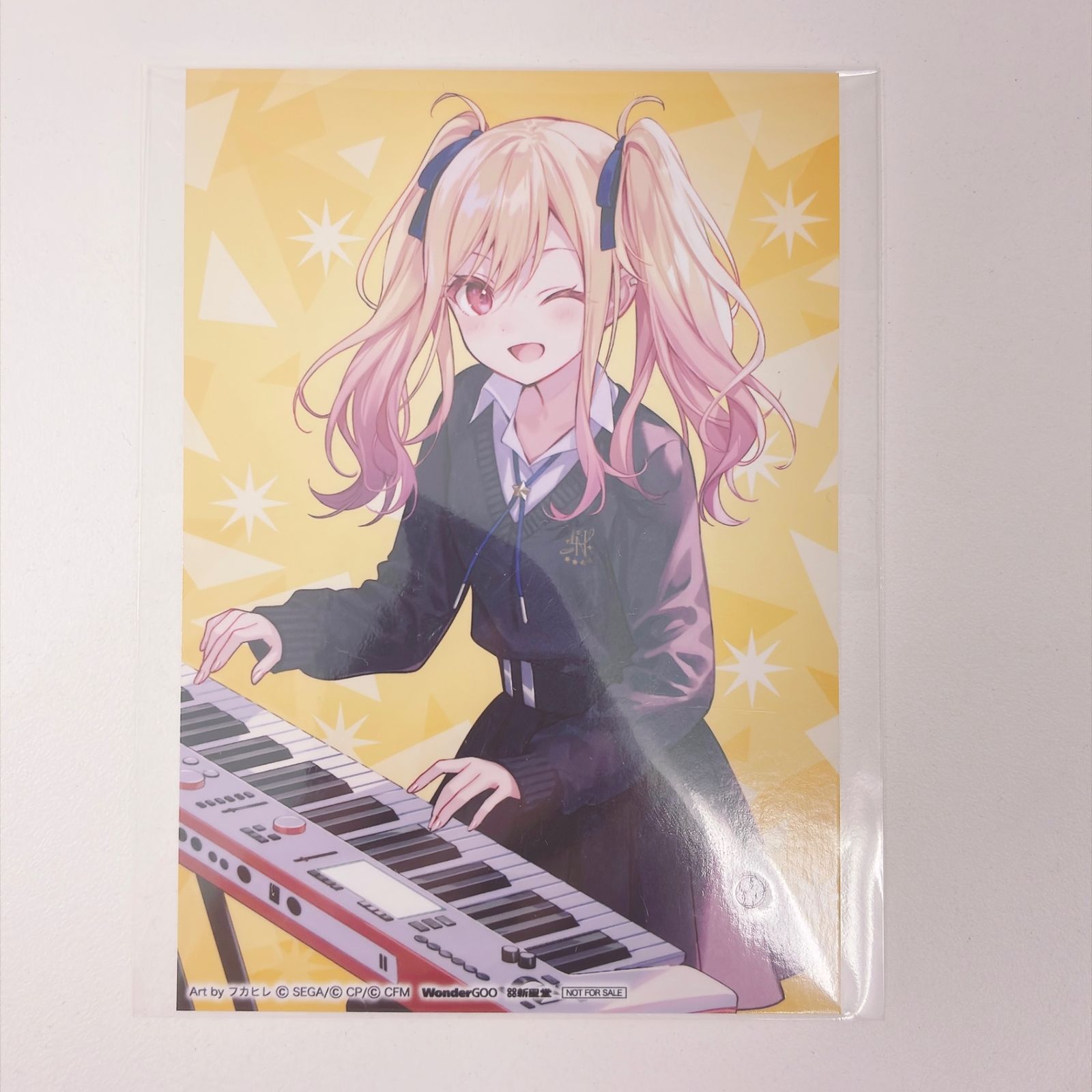天馬咲希 57mm缶バッジ+L版ブロマイド 「CD プロジェクトセカイ