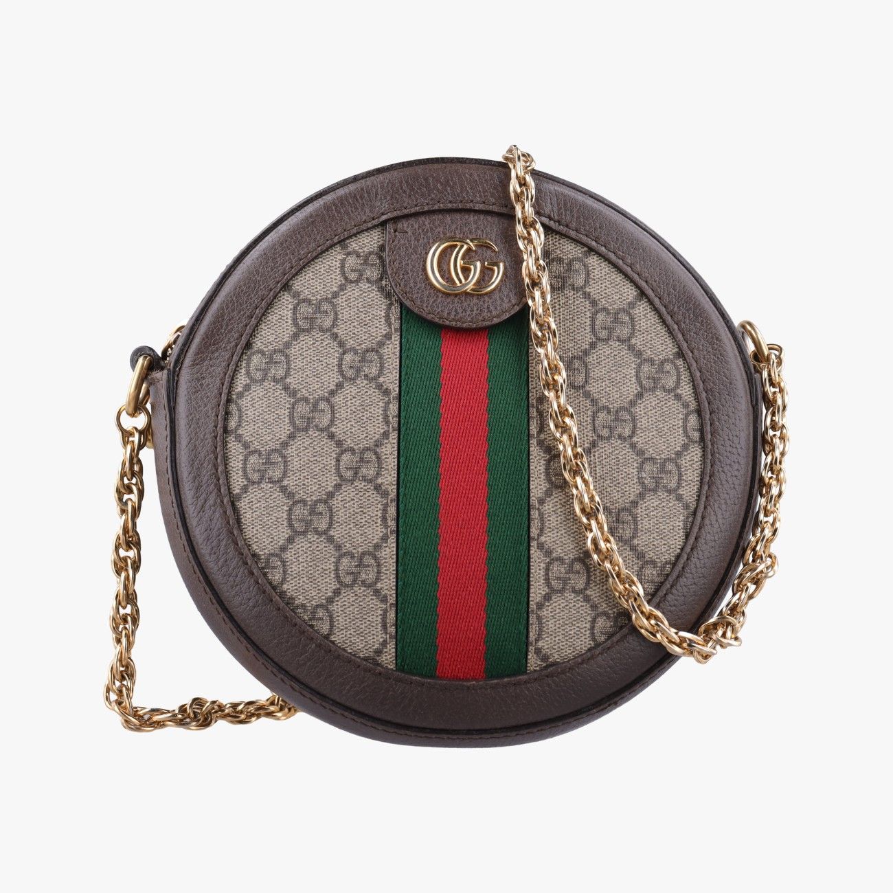 グッチGucciオフィディア ブラウン×ベージュ×マルチ PVCコーティングキャンバス×レザー 550618 G028536061