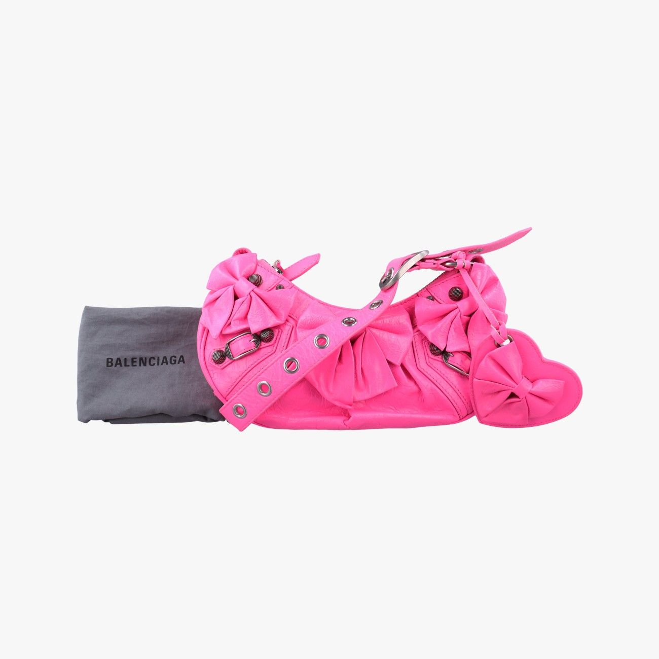 バレンシアガBalenciagaル カゴール ローズ レッド レザー 671309.5634.P.640167