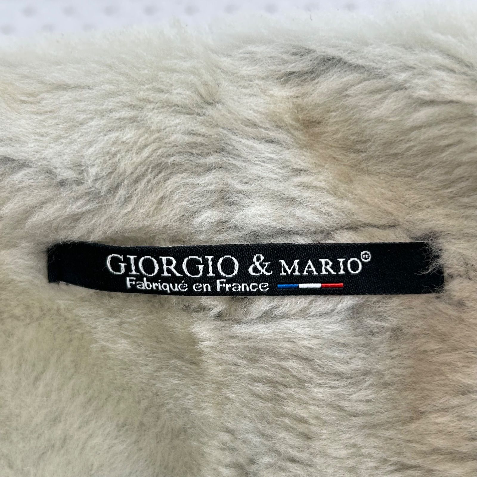 GIORGIO&MARIO ジョルジオアンドマリオ ムートンジャケット コート ベルト ファー アウター 黒 ブラック 38 レディース 冬 ゴーゴー古着久喜倉庫店 13 No.2904