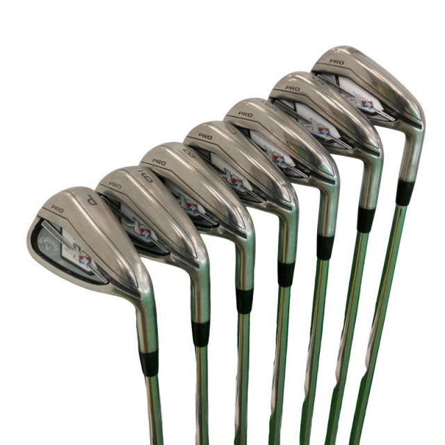 【中古】 キャロウェイ XR PRO 8S アイアンセット IR 純正特注シャフト (フレックスS) メンズ 男性用 右利き 右用 Cランク ゴルフクラブ