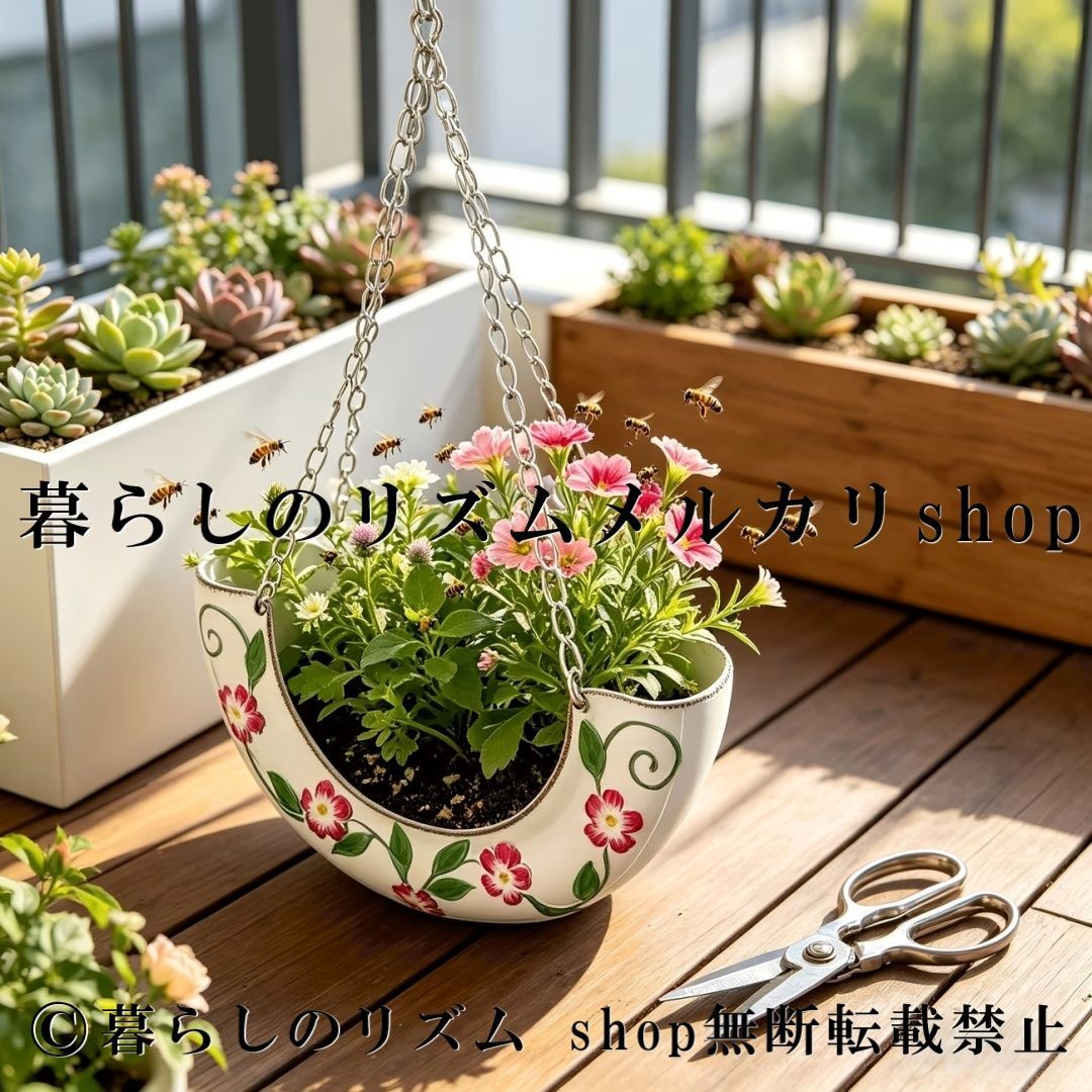 ハンギングプランター タイヤ型 植木鉢 アイアンアート 金属製 フラワーポット 吊り下げプランター 多肉植物ポット カラフルタイヤデザイン ガーデンオーナメント つる植物対応 トラフ型プランター 屋外 屋内 庭 中庭 バルコニー テラス 玄関 壁面装飾