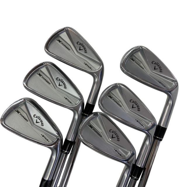 【中古】 キャロウェイ X FORGED STAR(2024) 6S アイアンセット IR 純正特注シャフト (フレックスS) メンズ 男性用 右利き 右用 Cランク ゴルフクラブ 55,841円
