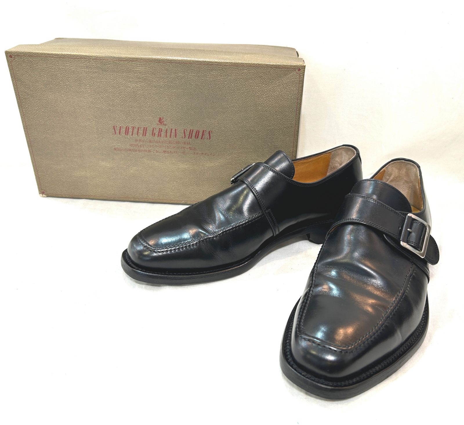 SCOTCH GRAIN (25.0cm) 3E スコッチグレイン シングルモンクストラップシューズ ローファー メンズ 革靴 2417 K7-252 7,128円