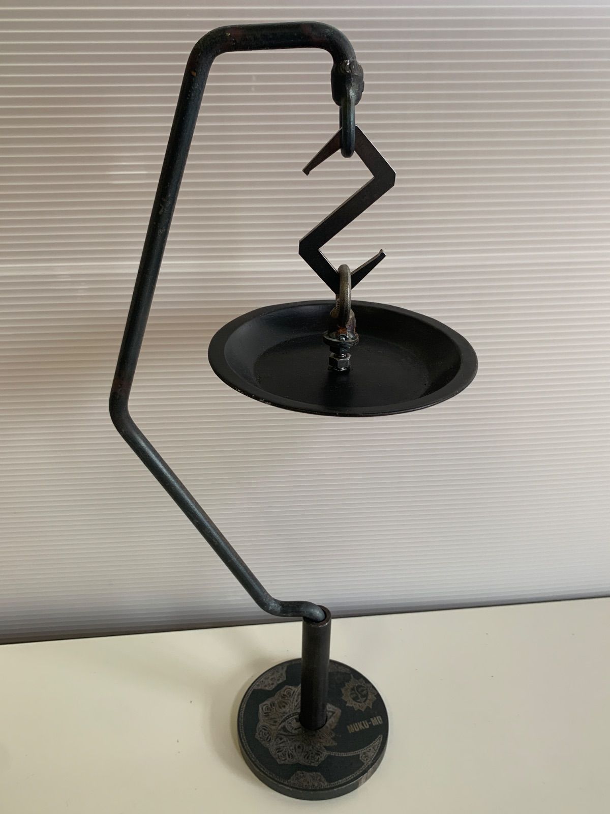 【美品】MUKU-MO ムクモ アイアン 蚊取り線香ホルダー スタンド キャンプ
