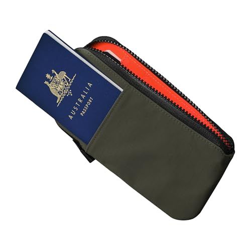 ALPAKA Zip Travel Wallet メンズ 長財布 パスポートウォレット 集金ポーチ 仕切り小銭入れ カード収納 ラベル財布 撥水財布 | スキミング防止 薄型 コンパクト YKKロックファスナー採用 ビジネス ミニマリスト プレゼントym 9,748円