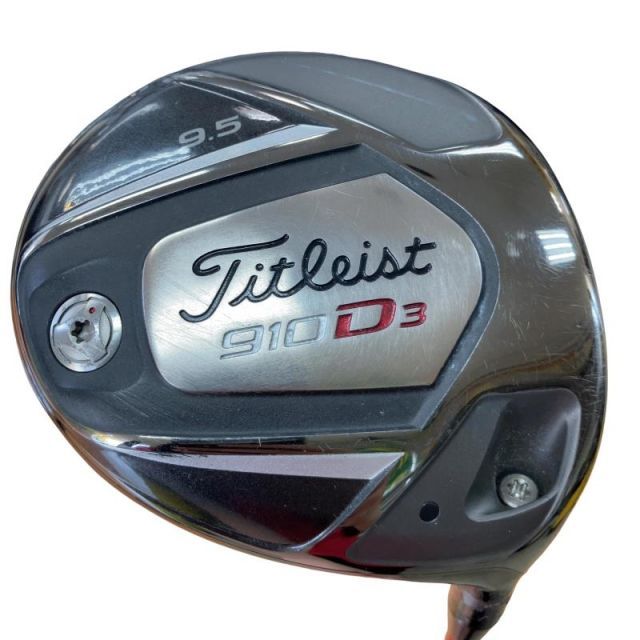 【中古】 タイトリスト 910 D3 9.5° ドライバー DR 純正特注シャフト (フレックスX) メンズ 男性用 右利き 右用 Cランク ゴルフクラブ 9,997円