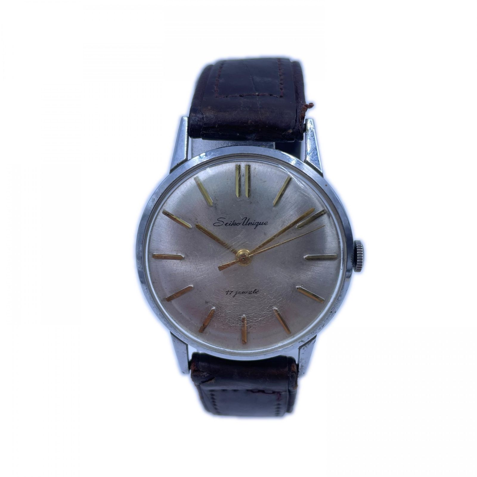 7E013SEIKO セイコー Unique 17石 14501 腕時計 メンズ 中古