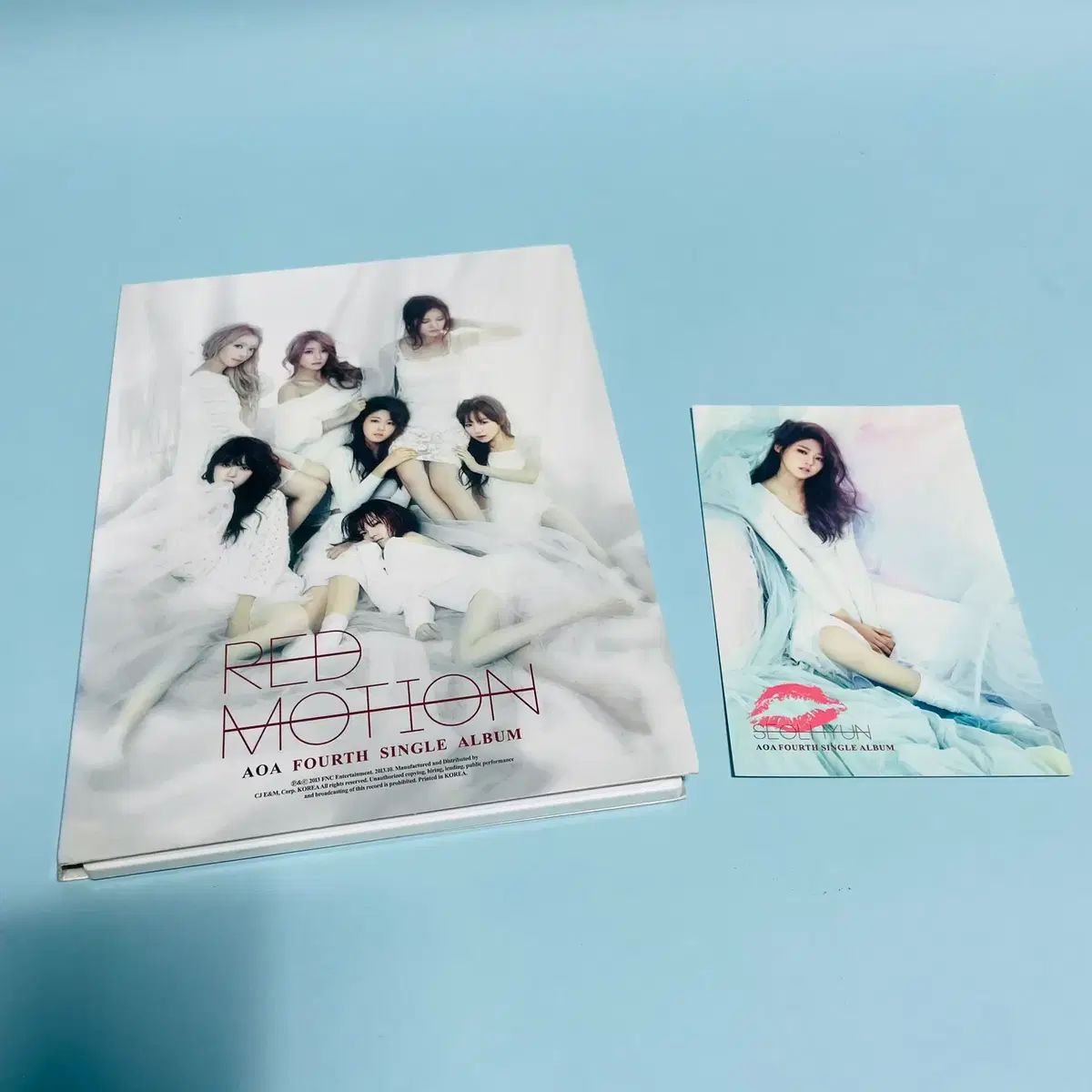 中古CD AOA シングル 4th Single Red Motion (レア ソルヒョン トレカ 含む)