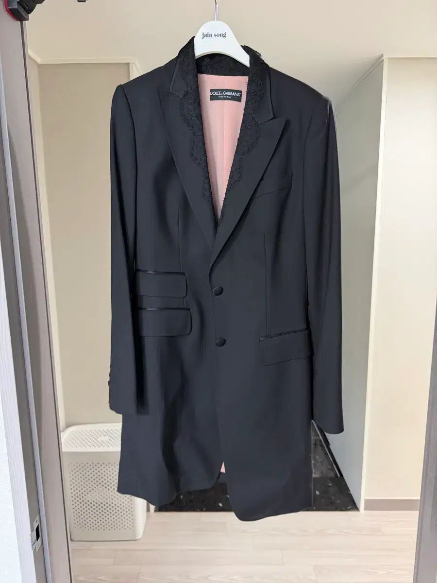 Dolce&Gabbana ドルチェ＆ガッバーナ ロング丈 ジャケット (ブラック)