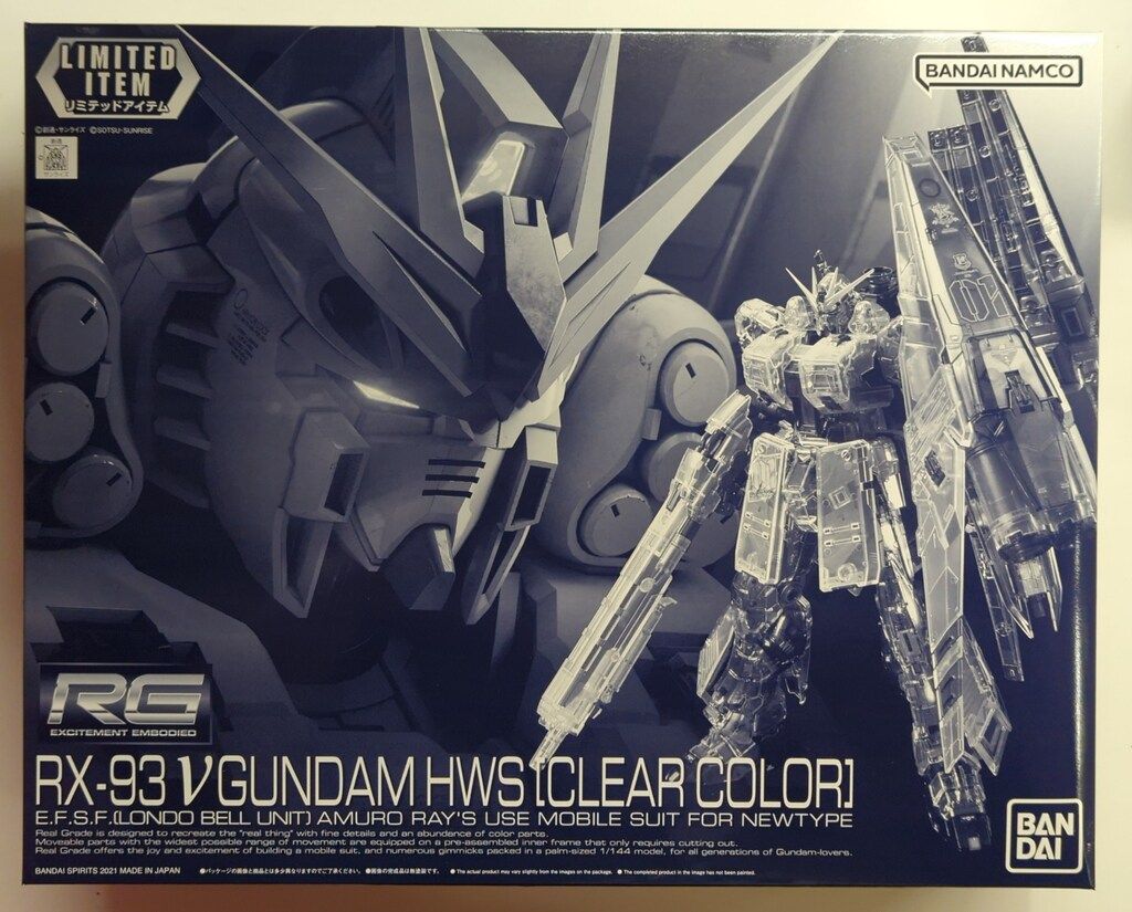 BANDAI SPIRITS RG 1/144 バンダイナムコ版 νガンダムHWS クリアカラー 6,574円