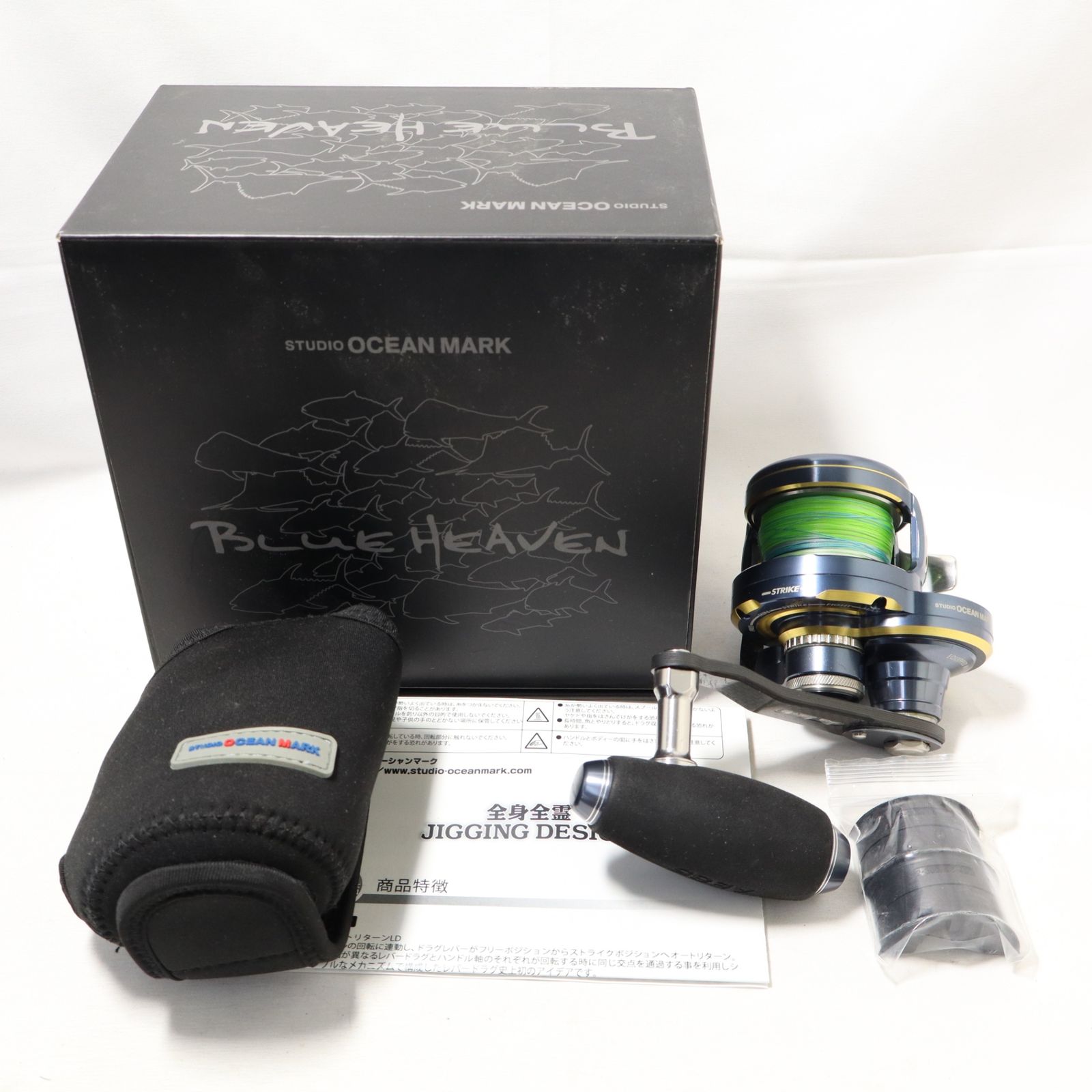 BLUE HEAVEN ブルーヘブン BH-L30Hi/R-Ny/G(23) ネイビー/ゴールド STUDIO OceanMark スタジオーシャンマーク 美品 ベイトリール