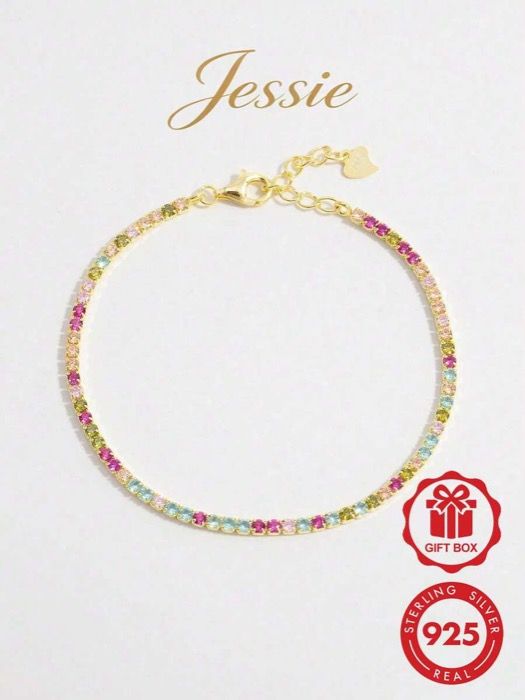 ジュエリー レディース ブレスレット チェーンブレスレット 1個 感のある輝く スクエアリンクブレスレット レディース、パーティー&バンケットウェア、ギフト