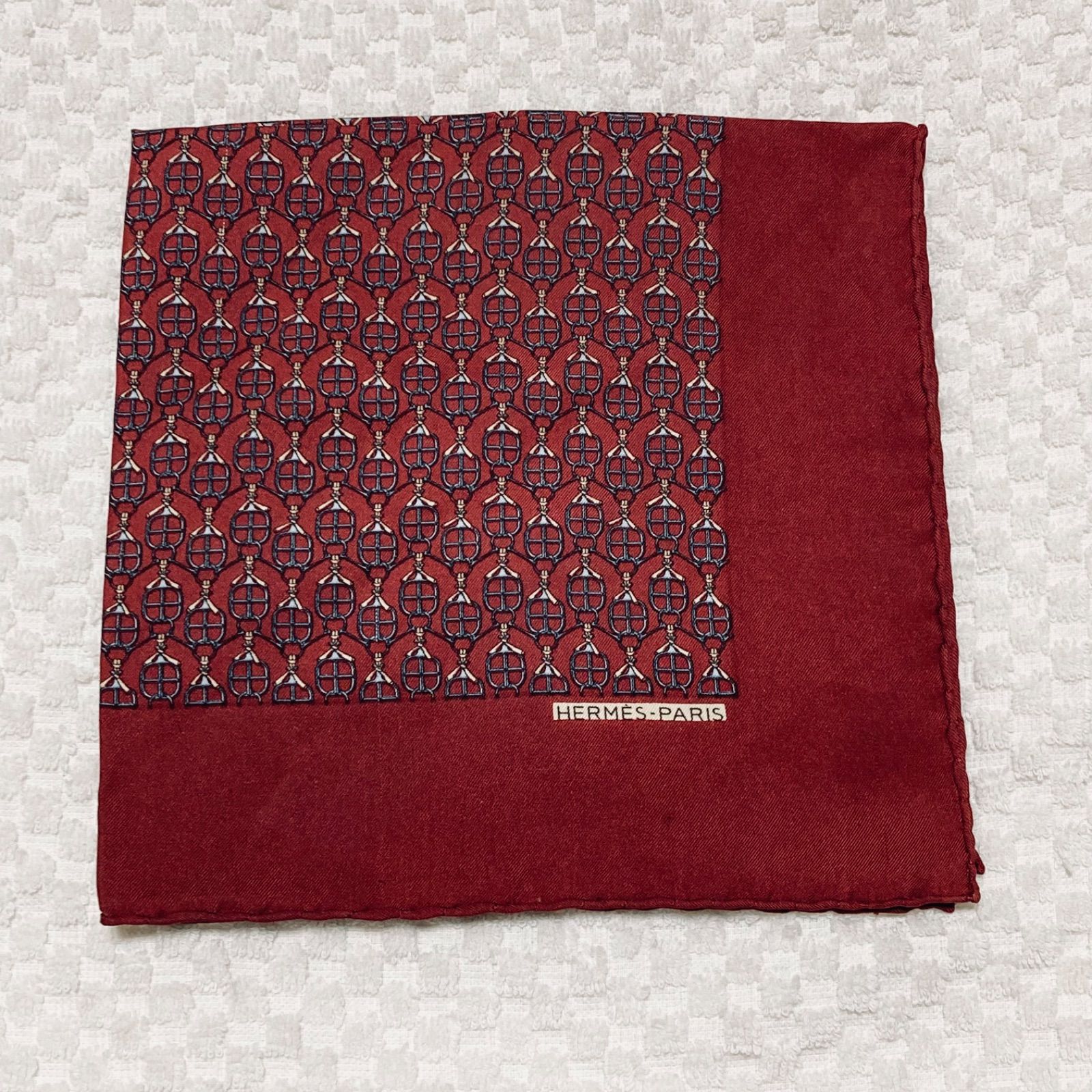HERMES エルメス プチカレ カレ40 ミニスカーフ ポケットチーフ