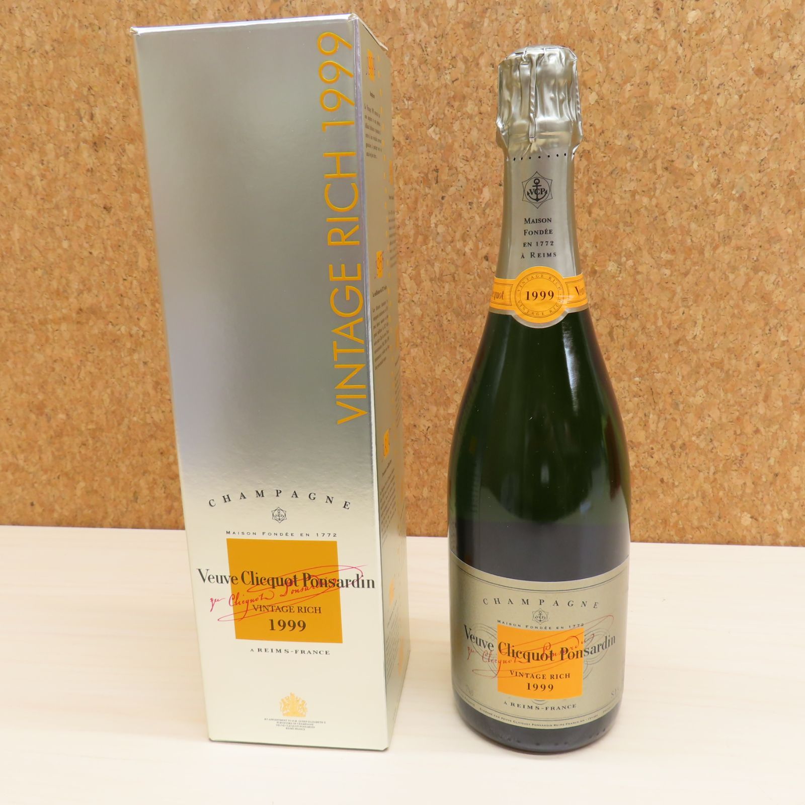 Veuve Clicquot ヴーヴクリコ VINTAGE RICH 1999 シャンパン 750ml 未開封