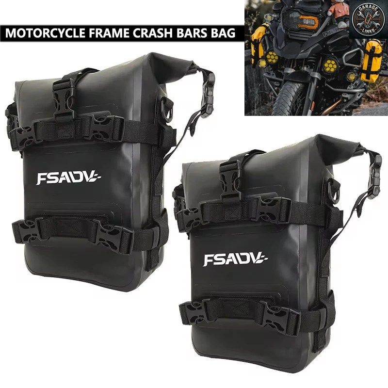 オートバイフレームクラッシュバー防水バッグバンパー修理ツール収納バッグBMW R1200GS R1250GS ADV HONDA NC750X CB 8,330円