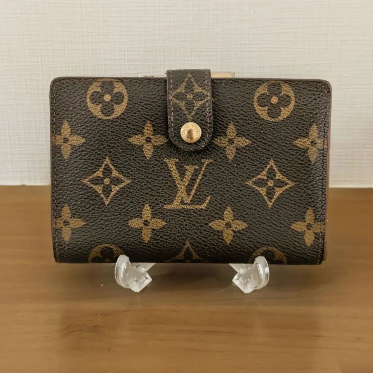 ルイヴィトン モノグラム二つ折り財布 がま口 外観美品】LOUIS VUITTON ルイヴィトン 二つ折り財布 がま口