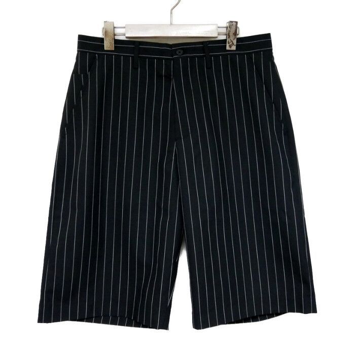 Supreme 国内正規 26SS Pinstripe Wool Trouser Short ピンストライプ ウールトラウザーショーツ スラックス Black ブラック 黒 32