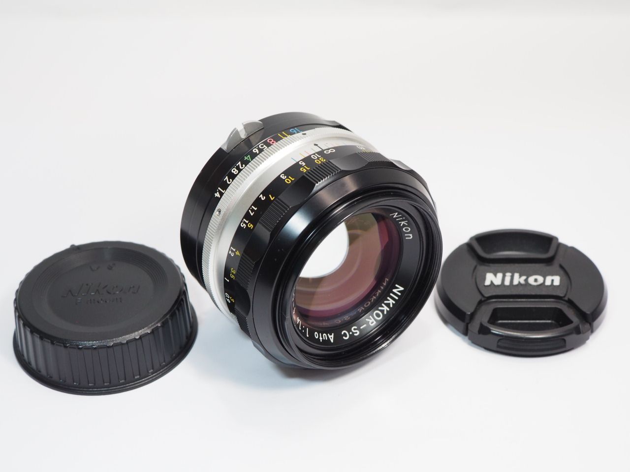 送料無料 Nikon NIKKOR-S・C Auto 50mm F1.4 非Ai ニコン 管NI9705