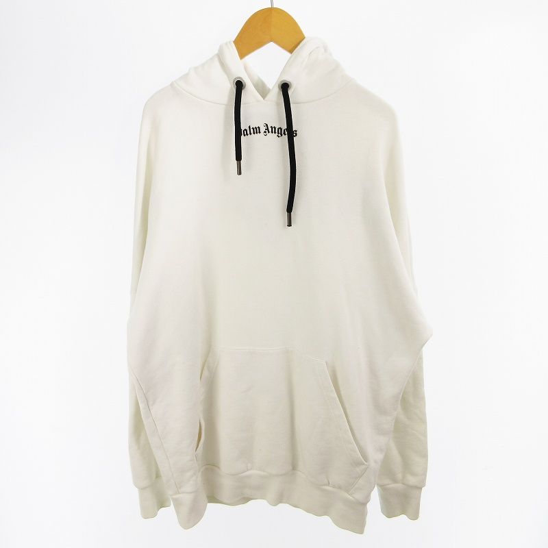 パームエンジェルス PALM ANGELS XS CLASSIC LOGO Hoodie クラシック ロゴ フーディ プルオーバー パーカー スウェット PMBB036C99FLE001 ホワイト 白 イーストランド 7,880円