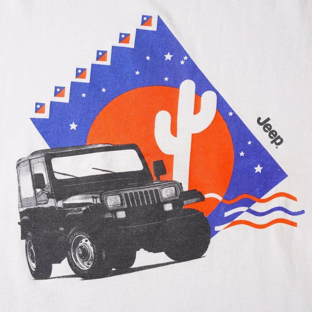 HOT STAFF ジュリー　コンサートツアー　’84 Tシャツ　ホワイト 90s USA製 ジープ Jeep ラングラー Wrangler Tシャツ XL ホワイト