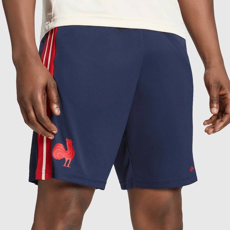 【送料無料・匿名配送】adidas アディダス ラグビー フランス代表 26/27 公式 ジム ショーツ ネイビー ハーフパンツ 新品 正規品