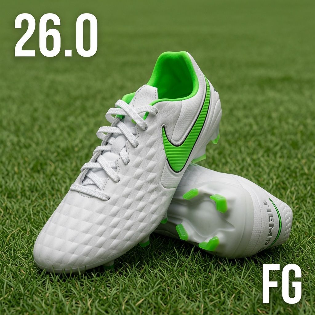 【新品】NIKE ナイキ サッカースパイク ティエンポ レジェンド 8 プロ FG（ホワイト×グリーン）AT6133 030 廃盤 激レア【26.0cm】