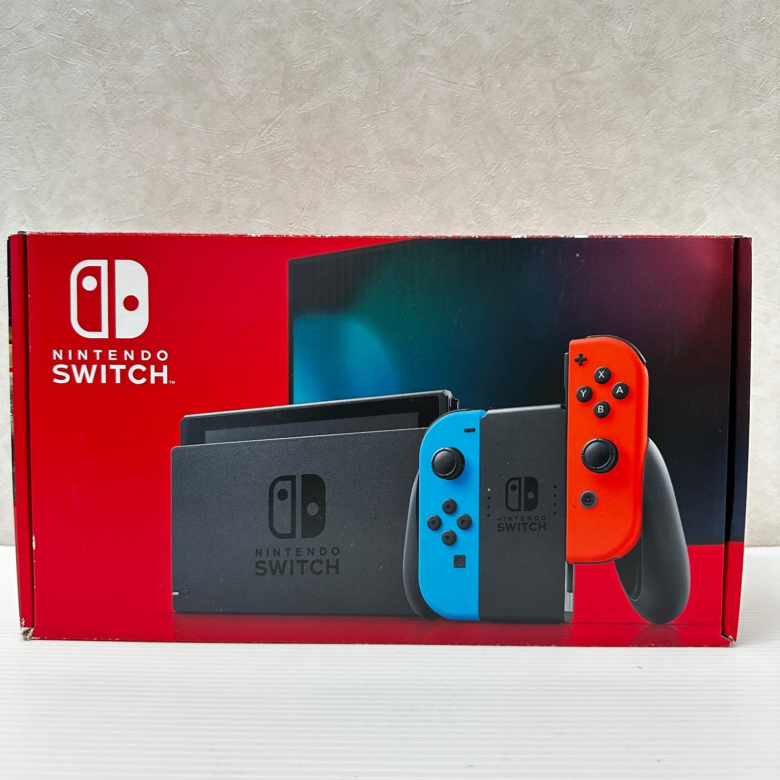 Nintendo Switch Joy-Con(L) ネオンブルー/(R) ネオンレッド バッテリー強化型 ※商品説明必読※ 中古品 smghsw098231