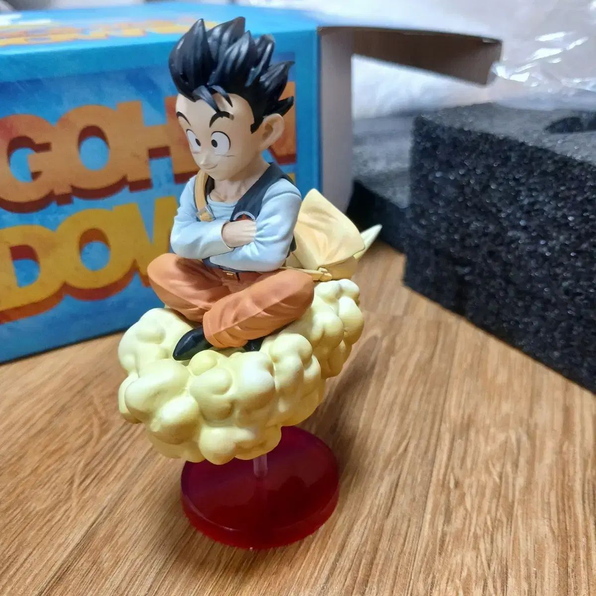 ドラゴンボール ワールドコレクタブルレジン 孫悟飯 筋斗雲 リーグサ