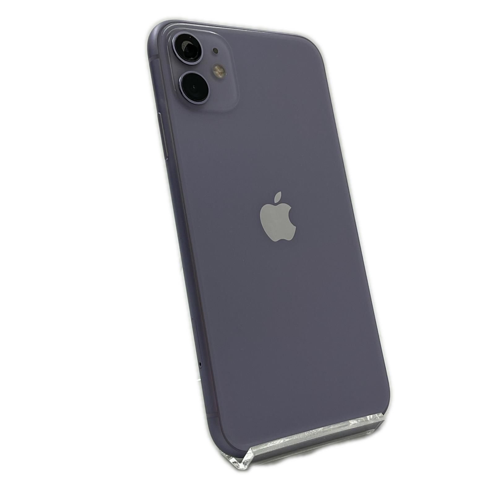 【最速発送】 iPhone 11 128GB パープル docomo SIMフリー 白ロム【難有】 75%