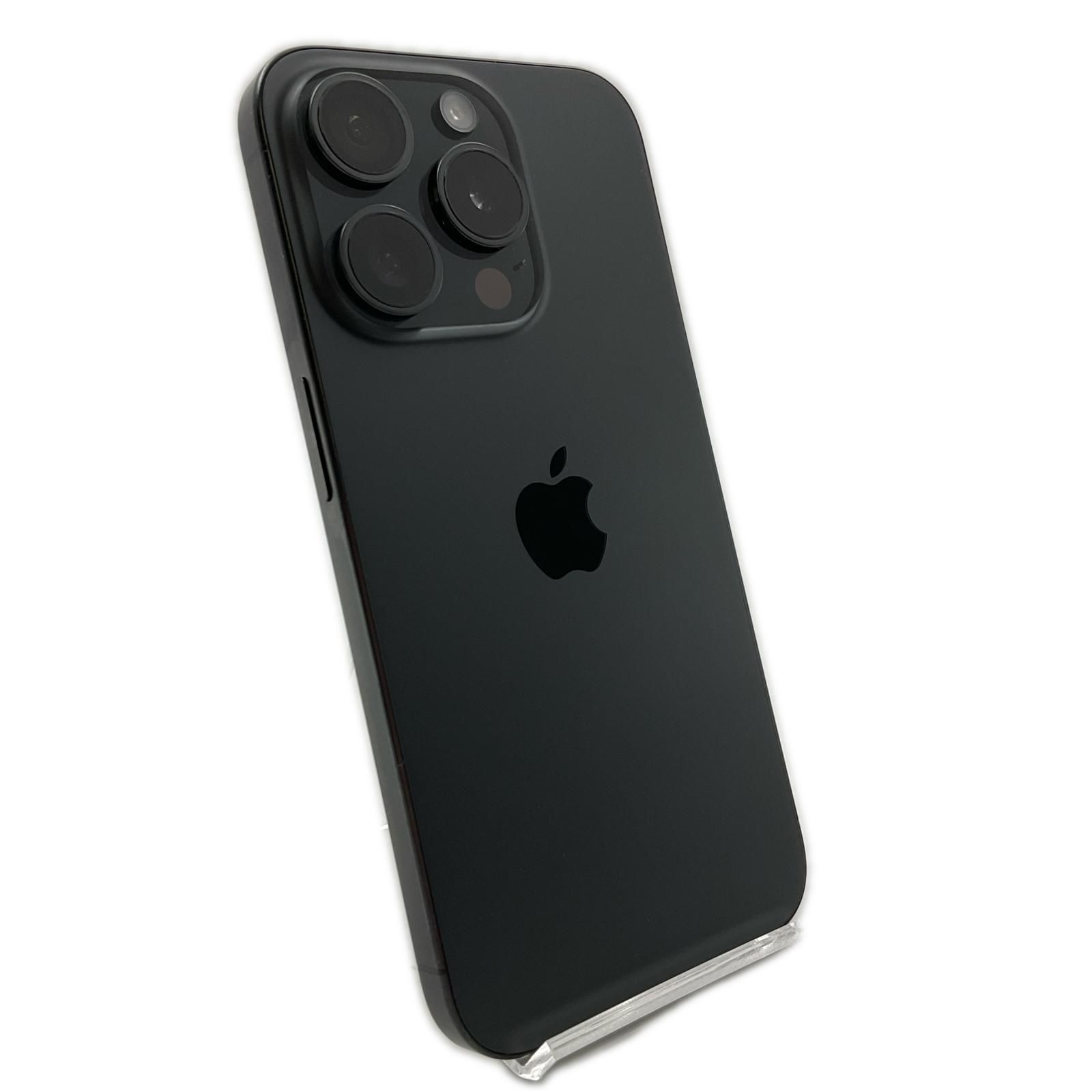 【全額返金保証】【最速発送】 iPhone 15 Pro 256GB ブラックチタニウム docomo 白ロム 美品 動作確認済 85%