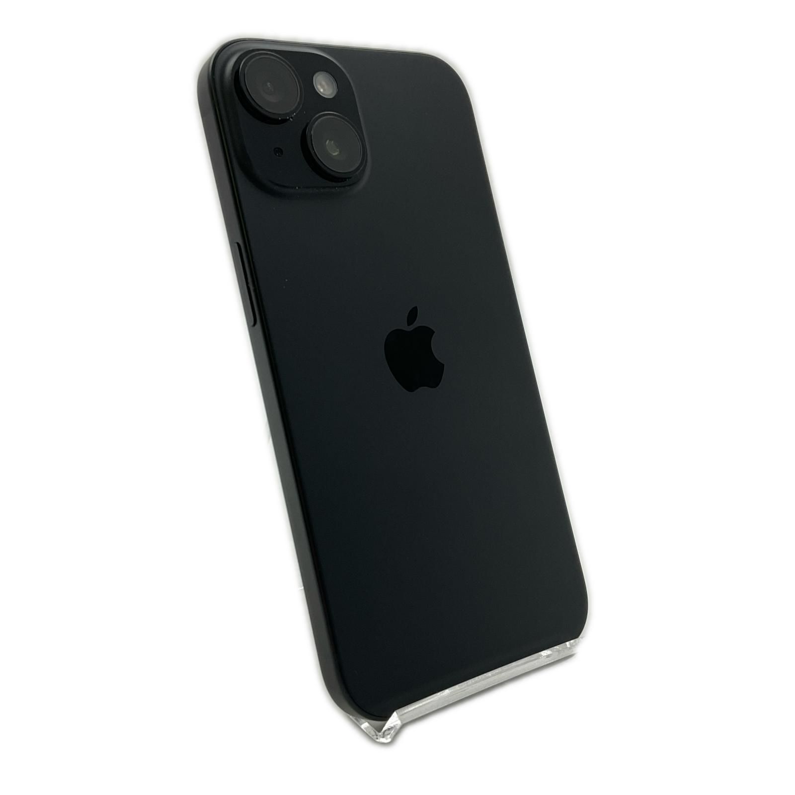 【全額返金保証】【最速発送】 iPhone 15 128GB ブラック SIMフリー 美品 動作確認済 84%