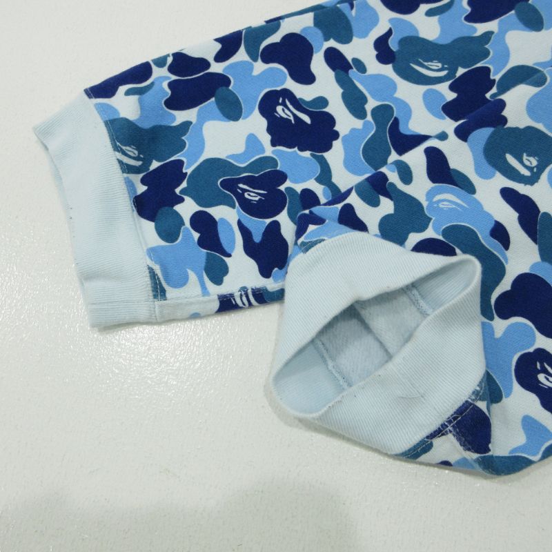 【三重本店】 中古 A BATHING APE | アベイシングエイプ スウェットパンツ 001PTJ801020M カモ柄 ブルー サイズ：M 【107】