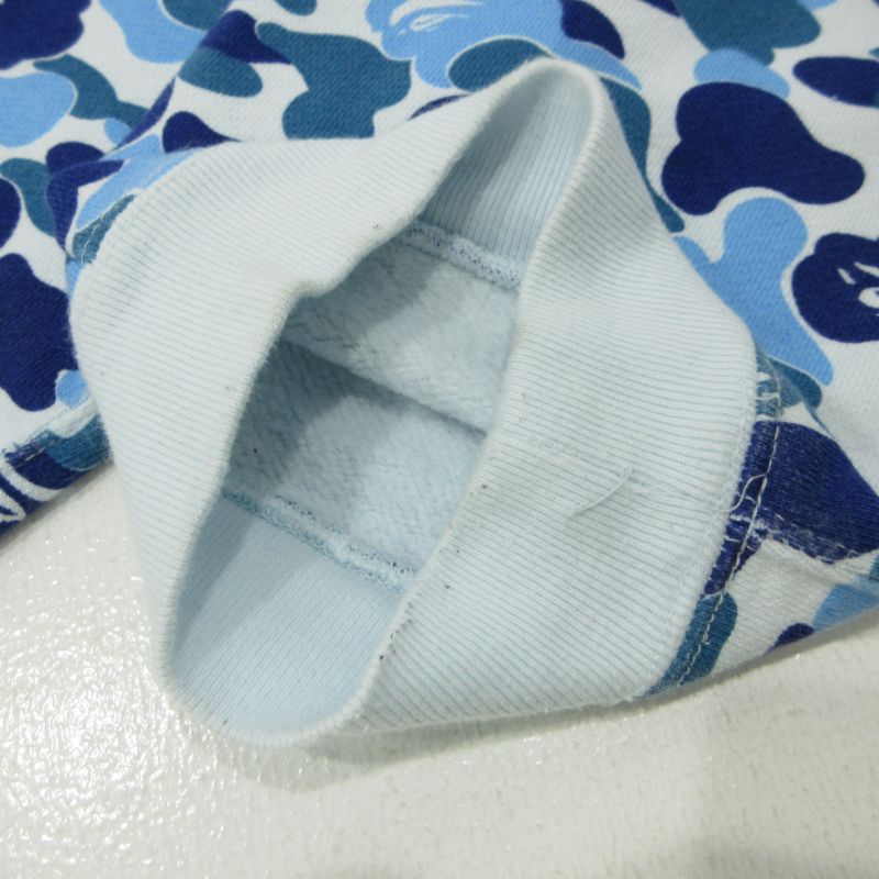 【三重本店】 中古 A BATHING APE | アベイシングエイプ スウェットパンツ 001PTJ801020M カモ柄 ブルー サイズ：M 【107】