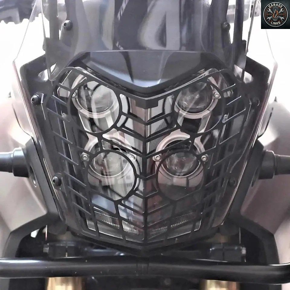 ヤマハ T7 ラリー XTZ700 XT700Z 2019 - 21 ヘッドライトグリルガードカバープロテクションヘッドランプカバー テネレ700
