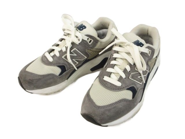ニューバランス NEW BALANCE スニーカー シューズ 23 グレー スエード レザー MT580RCB