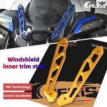 IS 2025 2026 ヤマハ XMAX300/250 V3 改造ウインドシールドガラス装飾ブラケットウインドスクリーン内装装飾ブラケット カスタムパーツ 7,489円