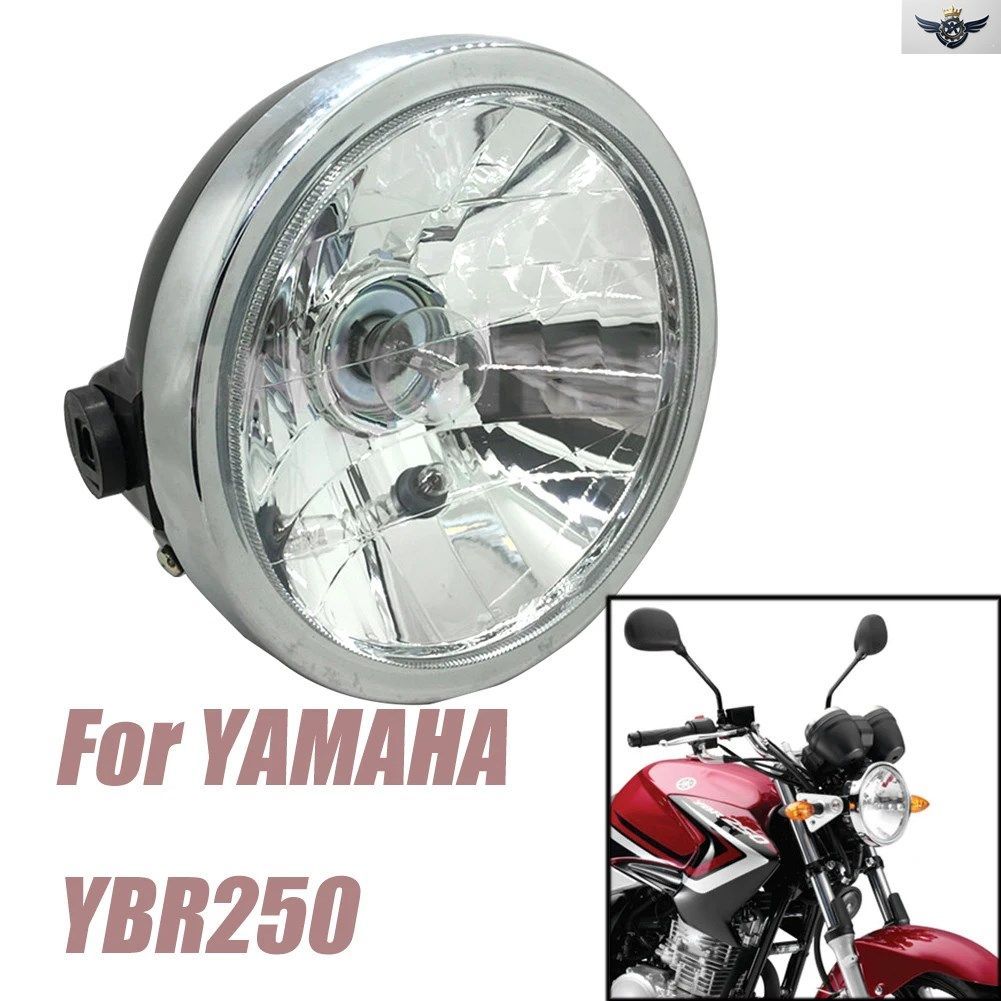オートバイのヘッドライト、ヘッドランプ、ヘッドライト、ランプ、フロントライト、照明、YBR250、YBR、YB 250、YB250 カスタムパーツ