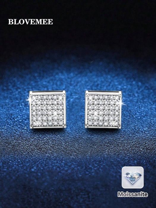 ジュエリー レディース イヤーアクセサリー 2個セット ミニマリスト 1.0mm 72個 スクエアスタッドピアス、女性の日常着、パーティー、休日、バレンタインデー、母の日、誕生日、結婚記念日、ジュエリーギフト
