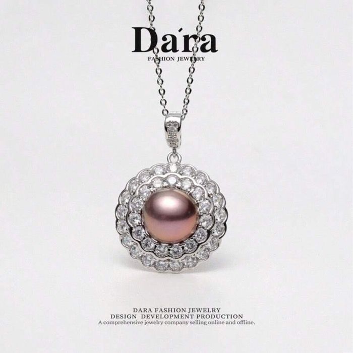 ジュエリー レディース ネックレス ペンダントネックレス 1個 ' 12-13mmほぼ円形 高い光沢 わずかな欠陥のある養殖パープルペンダント、エレガントなパーティーアクセサリー、母の日のプレゼントに最適