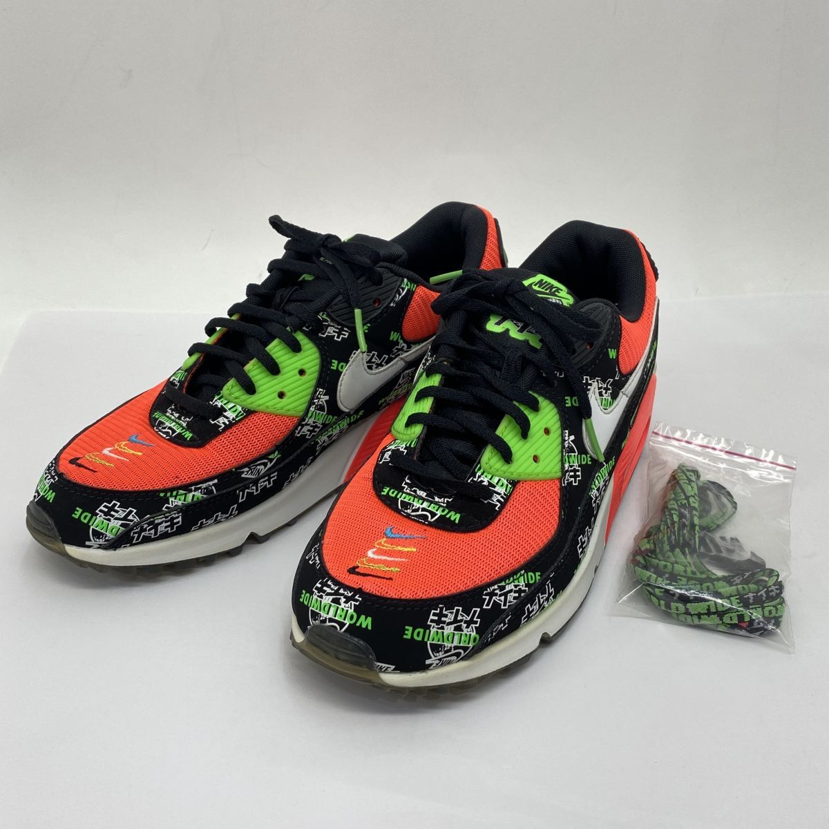 NIKE ナイキ WMNS AIR MAX 90 SE ウィメンズ エアマックス 90 DA1342-013 US10.5 27.5cm 箱無 ※中古 6,391円