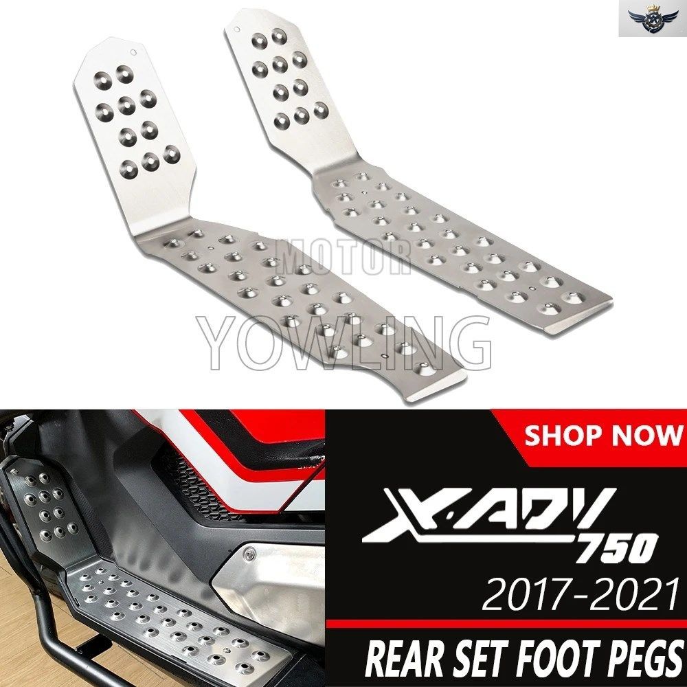 ホンダ X-ADV X ADV750 X-ADV750 2022 2023 2024 フットプレートボード ペダル フットレスト フットボード XADV 750 2017 - 21 カスタムパ
