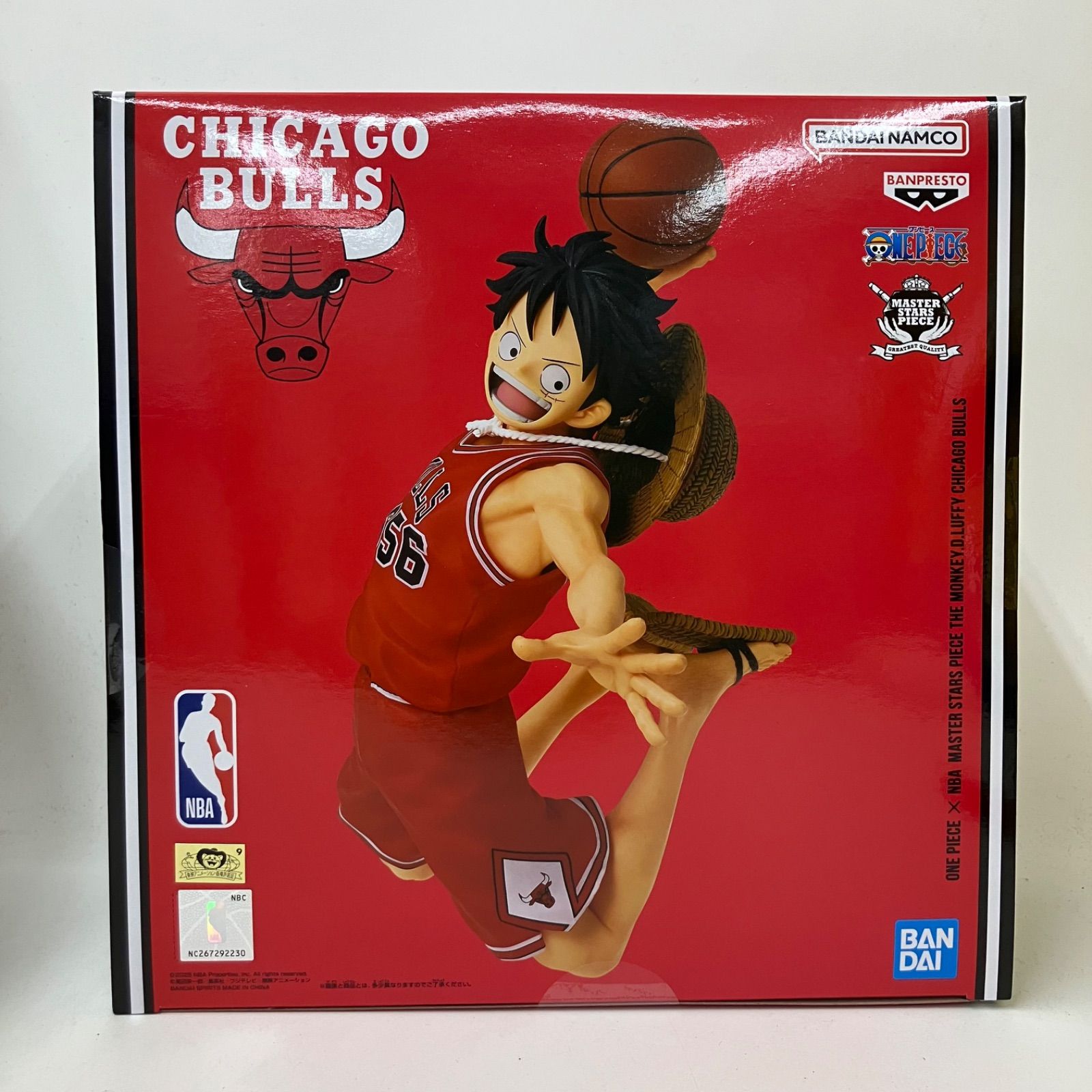 ONE PIECE ワンピース×NBA MASTER STARS PIECE モンキー・D・ルフィ CHICAGO BULLS LF8082 f099