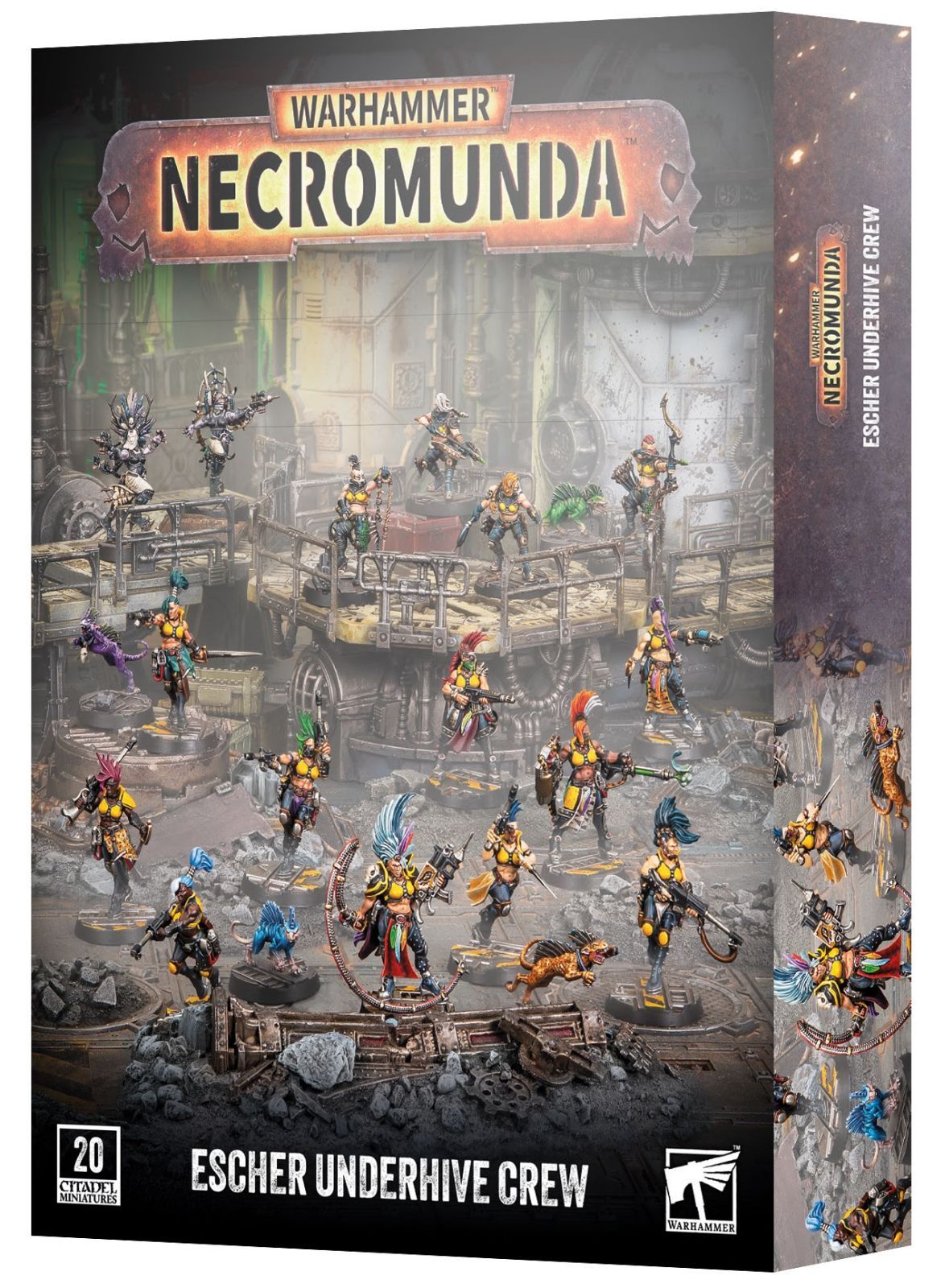 【事前予約20%OFF】【ウォーハンマー】ネクロムンダ： エッシャー アンダーハイヴ・クルー NECROMUNDA: ESCHER UNDERHIVE CREW 10,720円