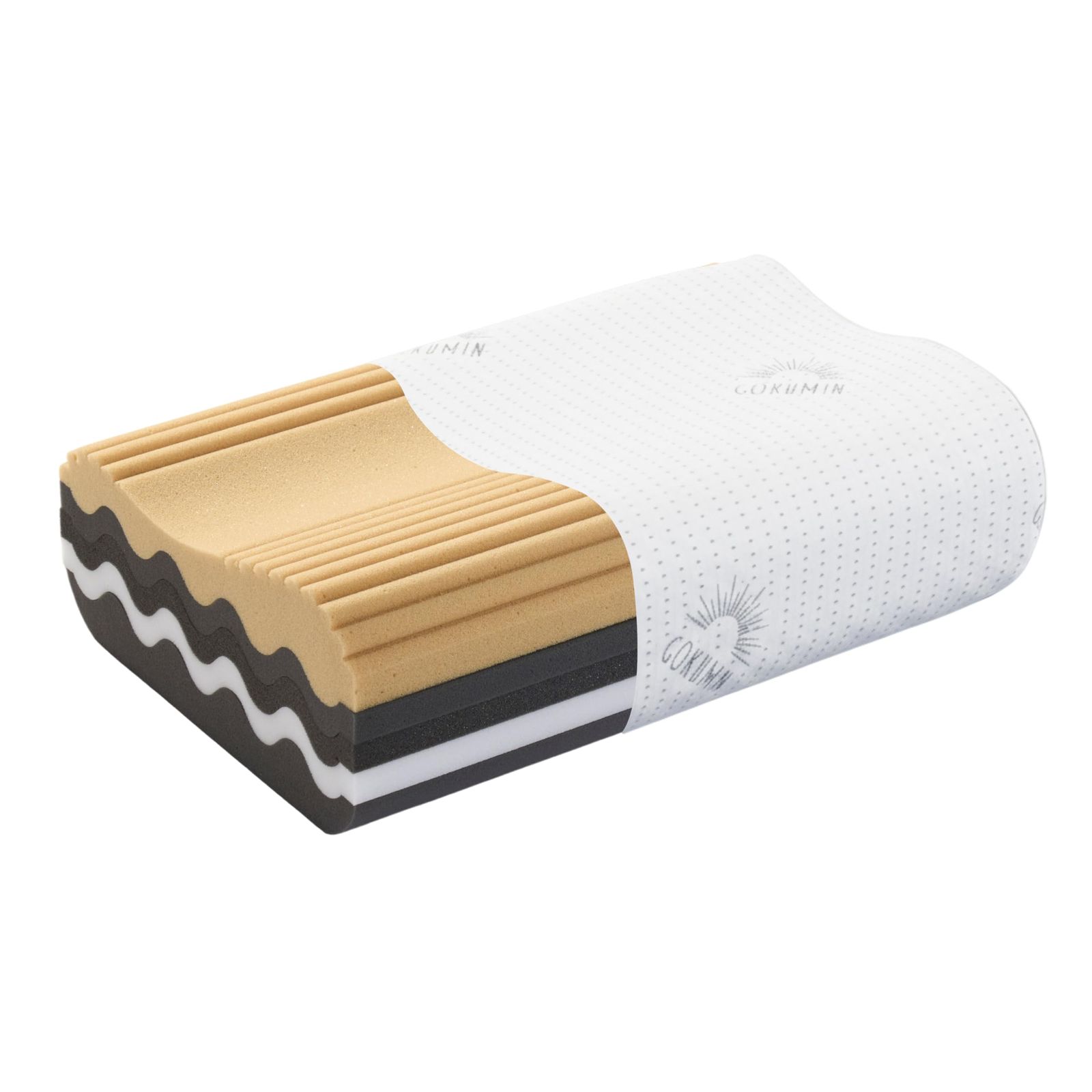 ★新品★GOKUMIN 枕 まくら ミルフィーユピロー NEO 5層16通り 高さ調整 硬さ調整 ウェーブ形状 低反発 高反発 ウレタン 仰向け寝 横向き寝 うつぶせ寝 洗えるカバー 滑り止め 一人暮らし プレゼント 50×35cm G-ML 8390e824 7,250円